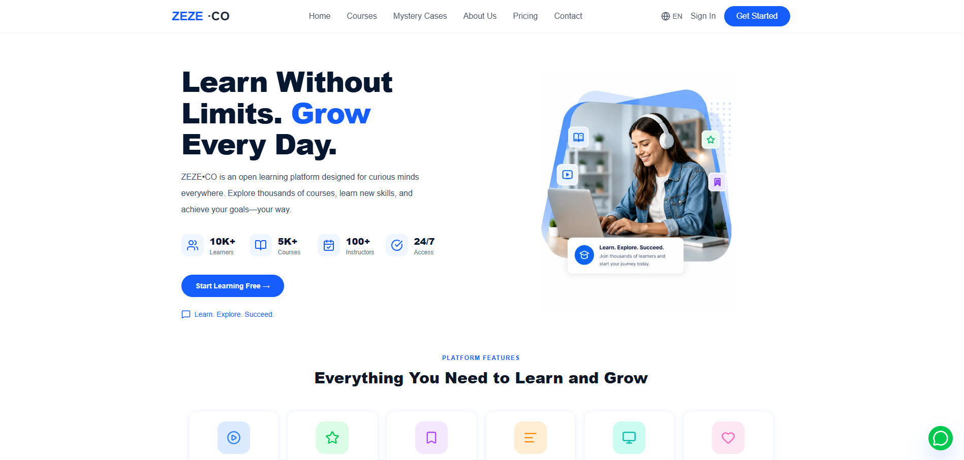 ZEZEco Platform interface
